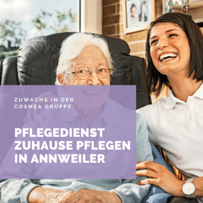 Neuer Dienst bei Cosmea Pflege- Pflegedienst Zuhause pflegen in Annweiler
